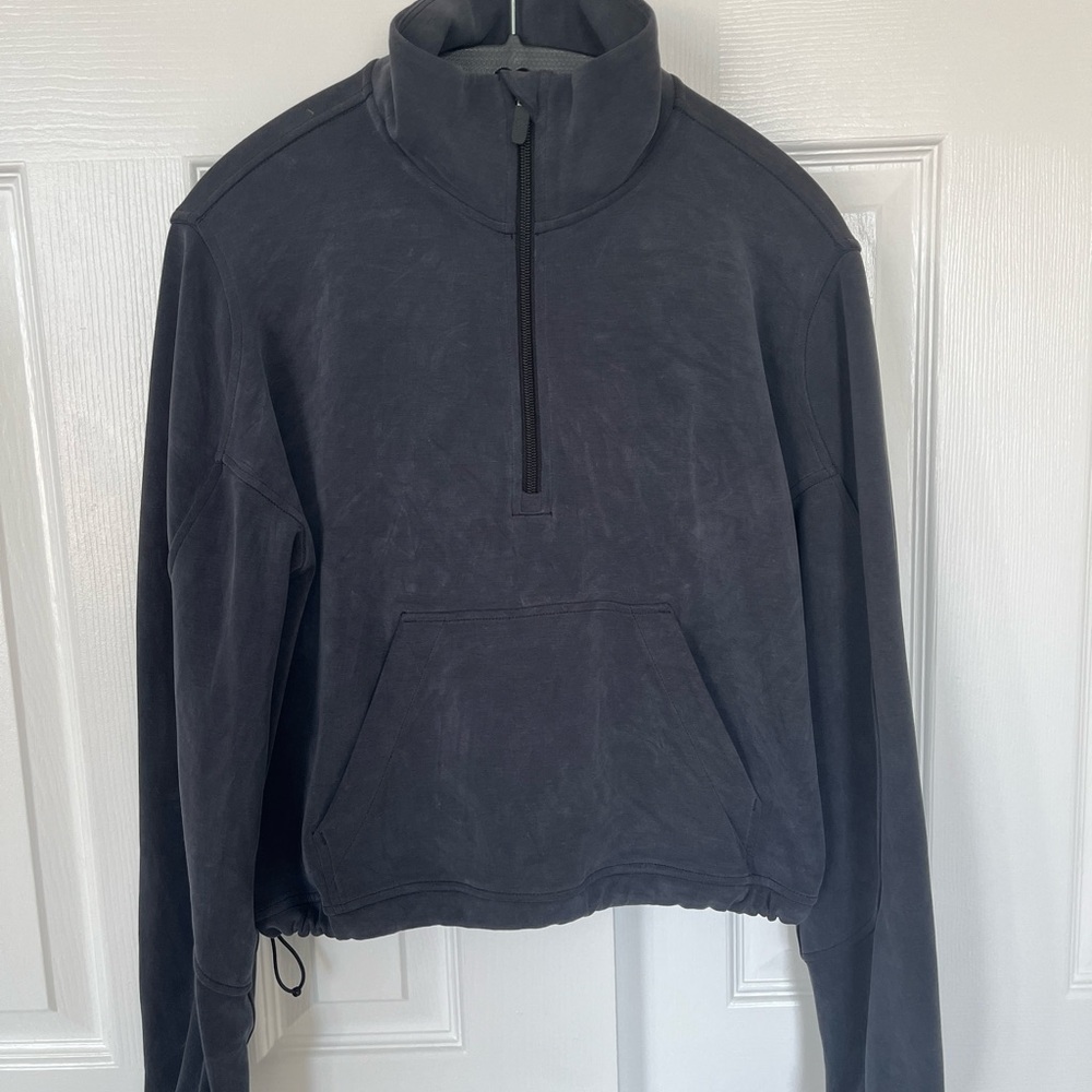Lululemon Softstreme Half Zip black size 6